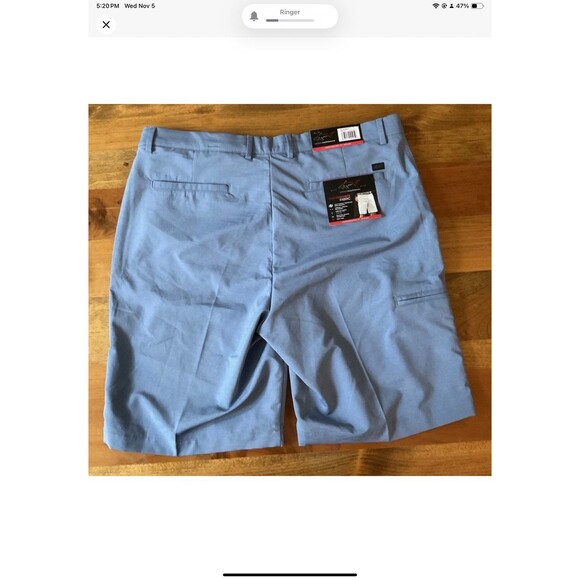 Greg Norman performance fabric stretch golf shorts men's size 38 set of 2 - Picture 7 of 12